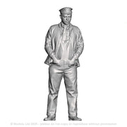 A loco crew man with hands in pockets