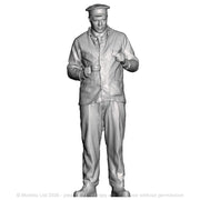 A loco crew man drinking