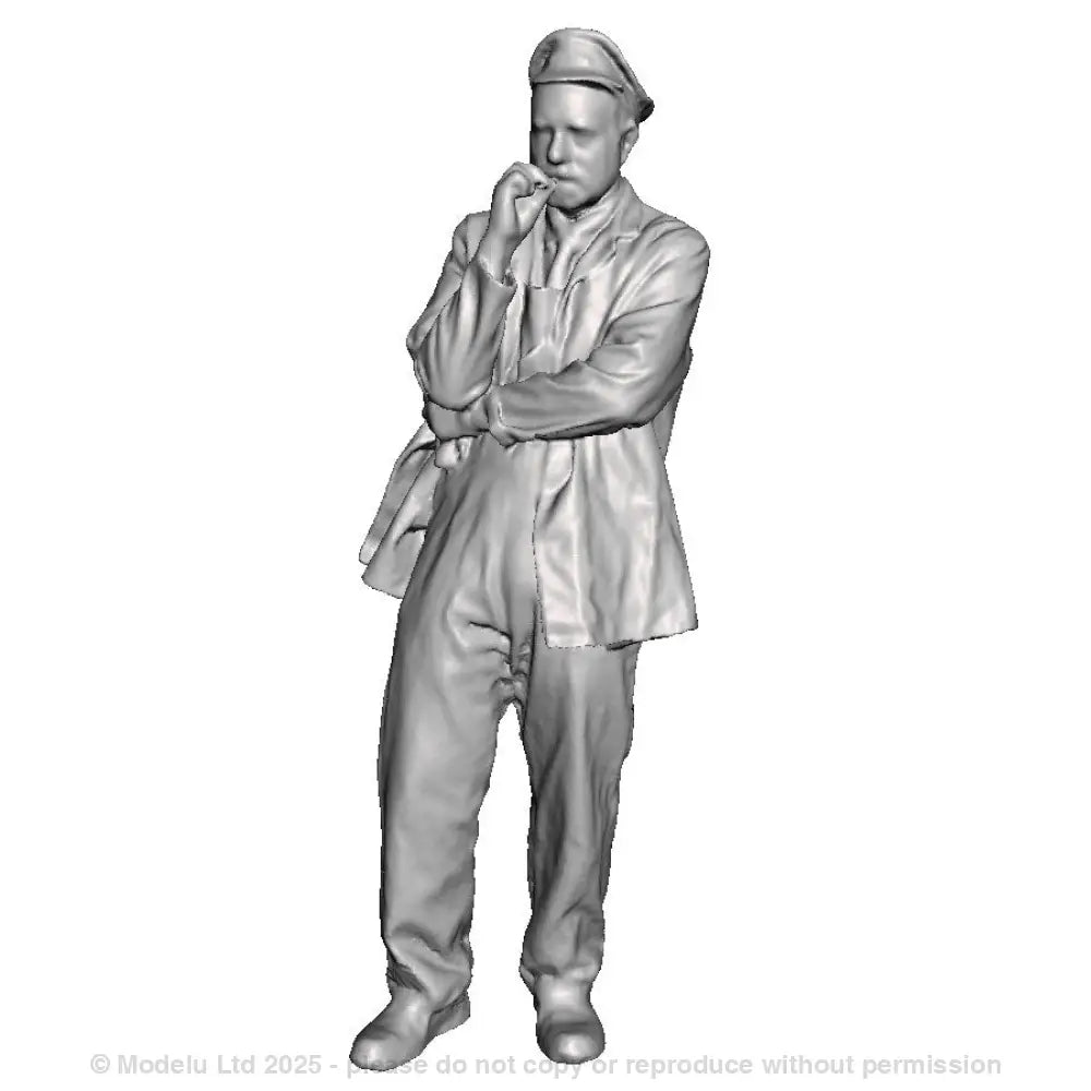 A loco crew man smoking