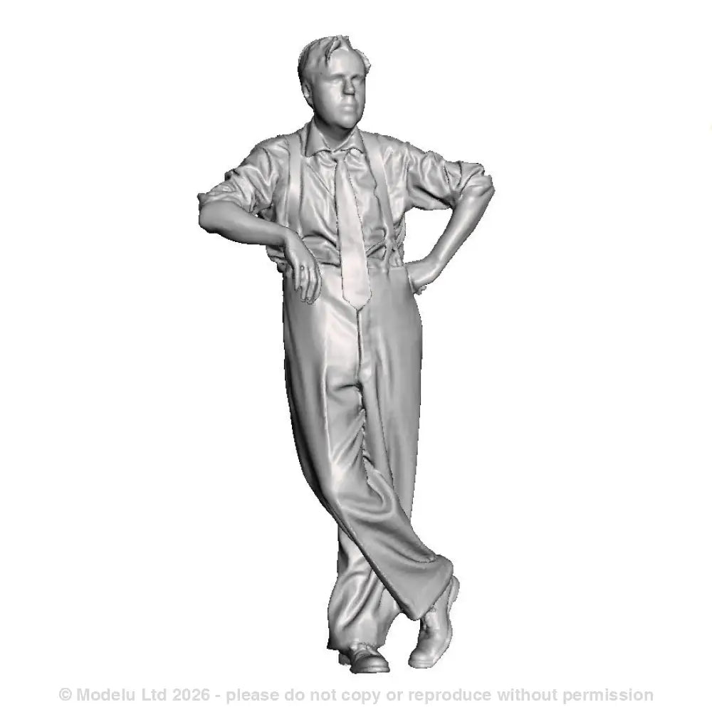11101 Signalman leaning