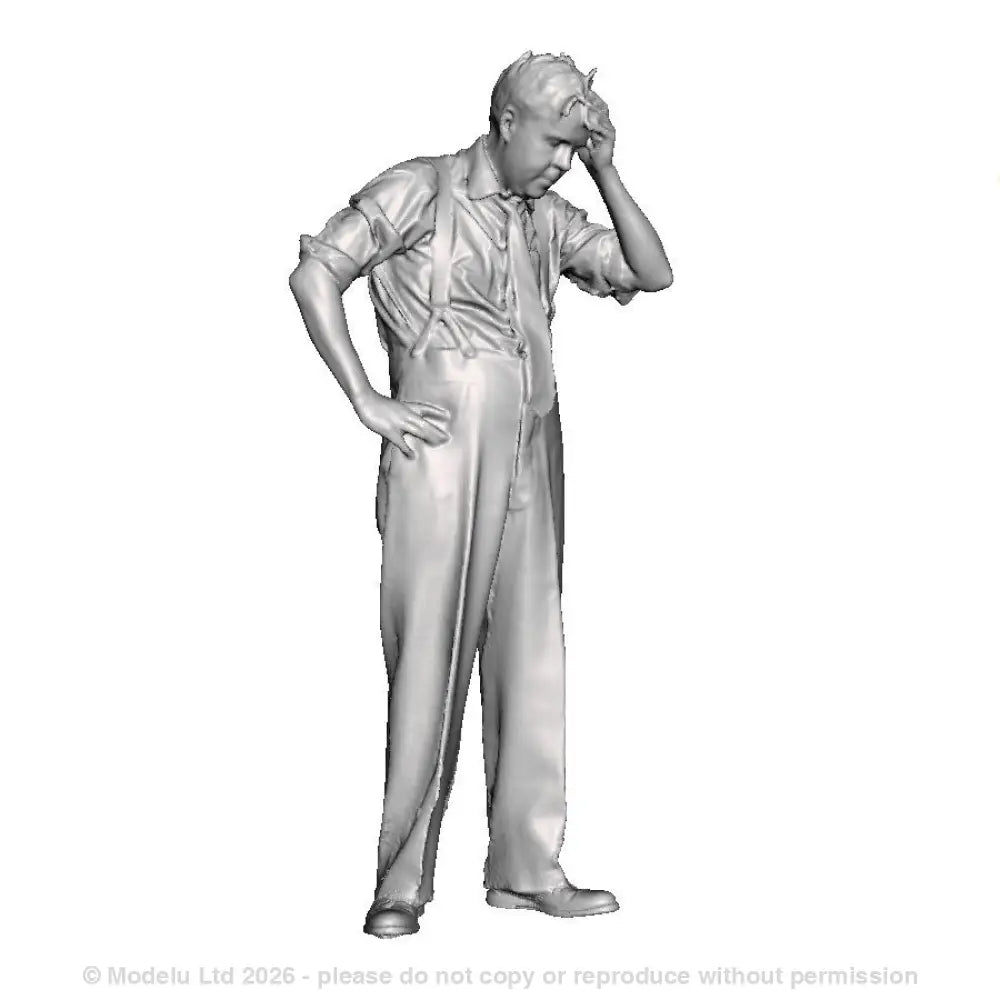 11103 Signalman mopping brow