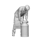 11110 Goods Worker with late milk churn