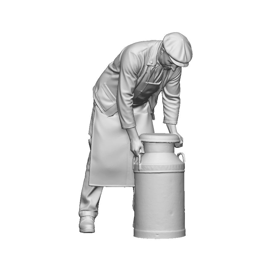 11110 Goods Worker with late milk churn