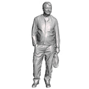 A loco crew man with carrier bag