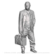 A loco crew man with drivers bag