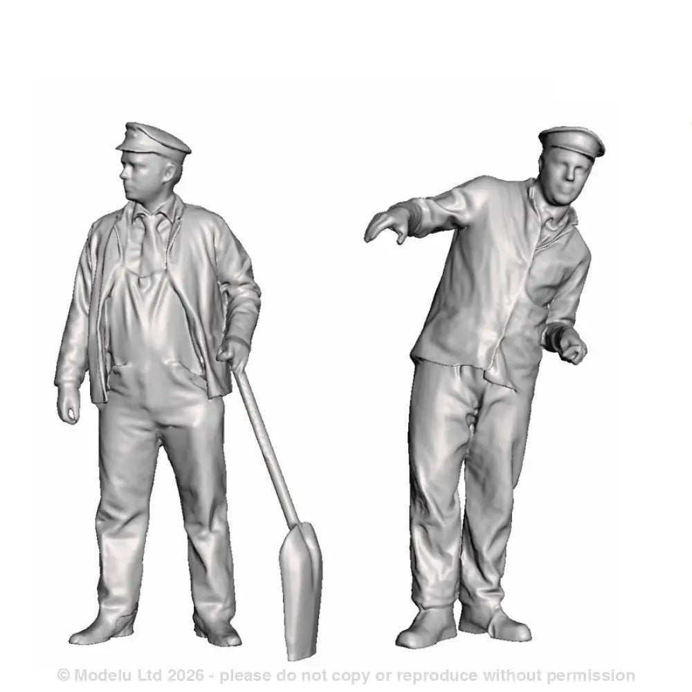 A driver and fireman for Left Hand Drive locos