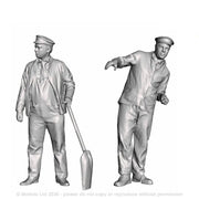 A driver and fireman for Left Hand Drive locos