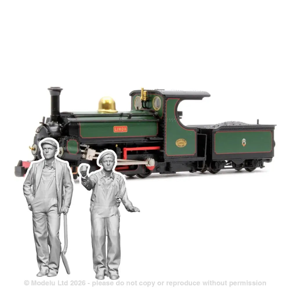 11222 Mainline Hunslet Crew Open Cab 2x Figure Pack