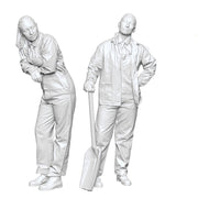 Joanne Crompton in driving and firing poses