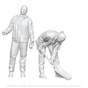 Joanne Crompton in driving and firing poses