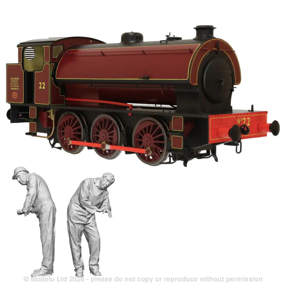 11255 J94 Austerity Industrial Crew Pack 2 2x Figure Pack