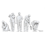 A pack of 5 shed staff