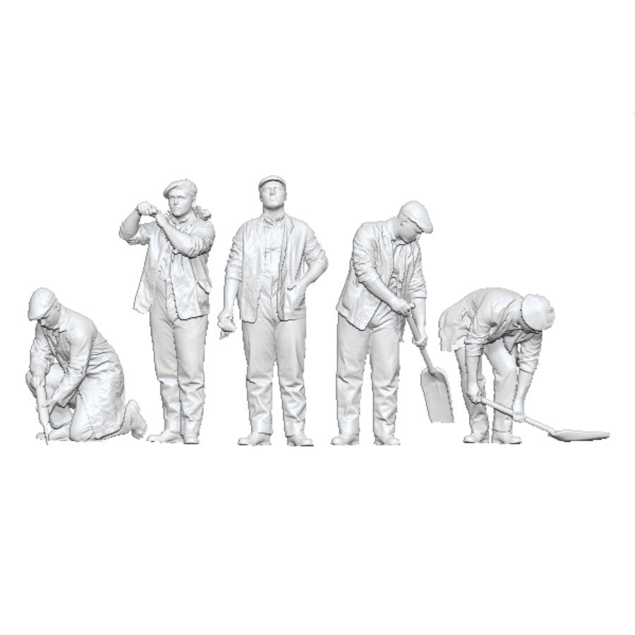 A pack of 5 shed staff