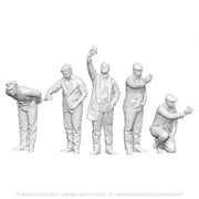 A pack of 5 shed staff