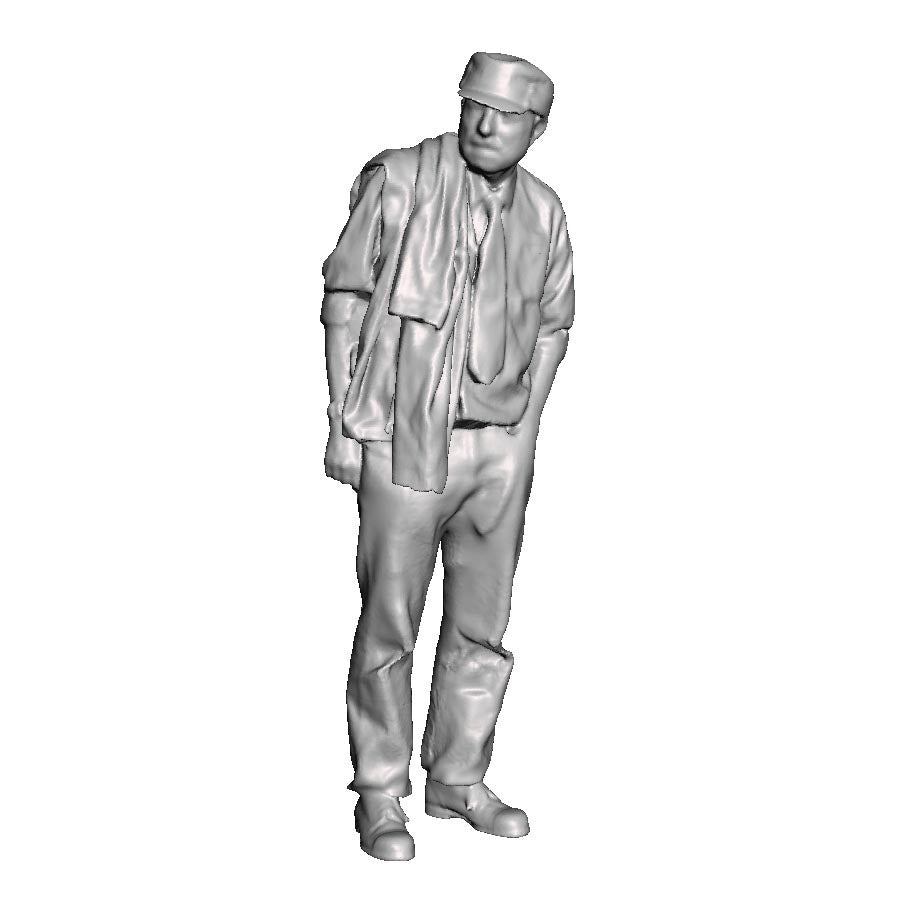 A loco crew man with jacket