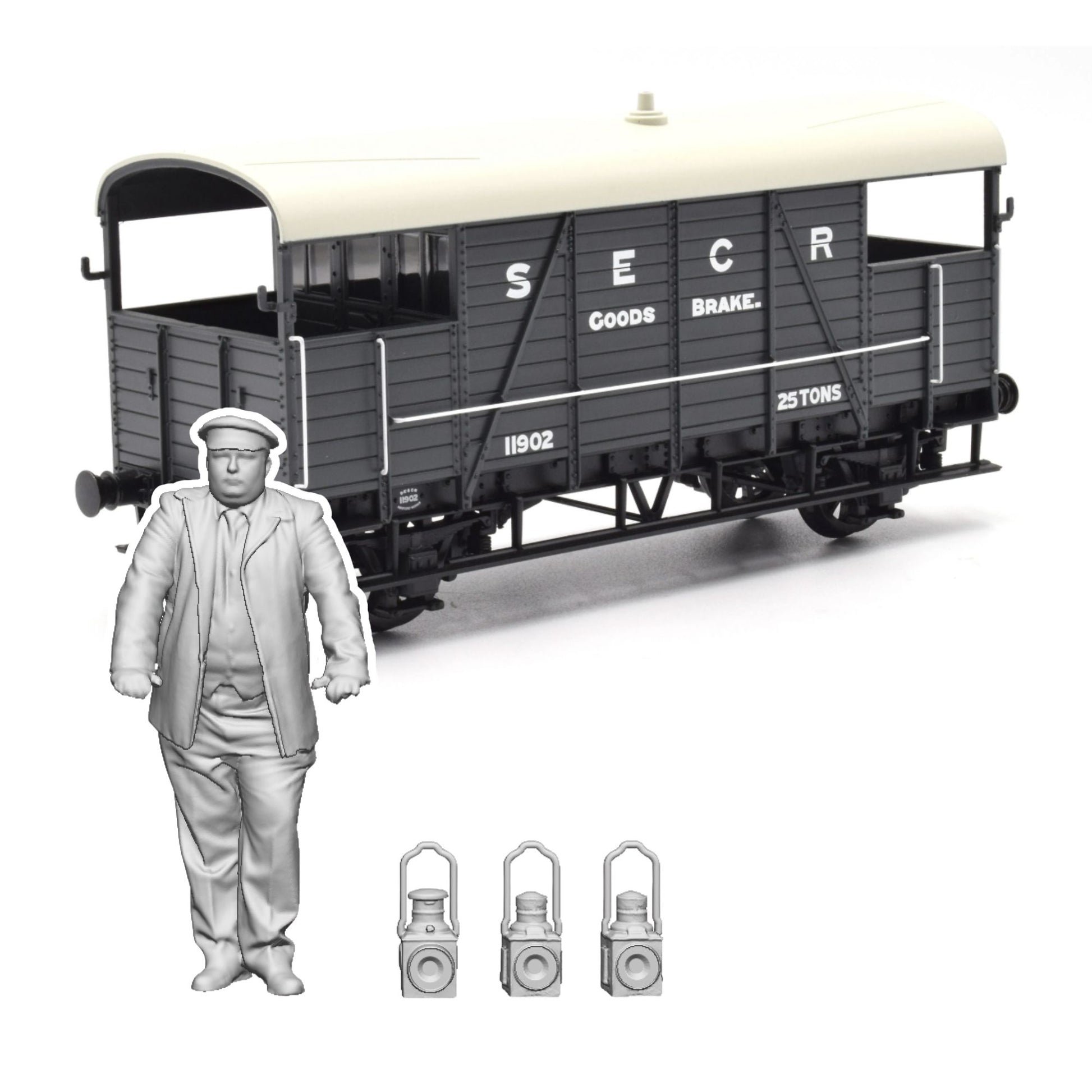 11401 SECR Dance Hall Brake Van