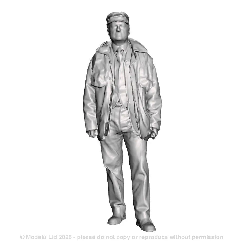 A guard wearing hi-vis