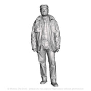 A guard wearing hi-vis