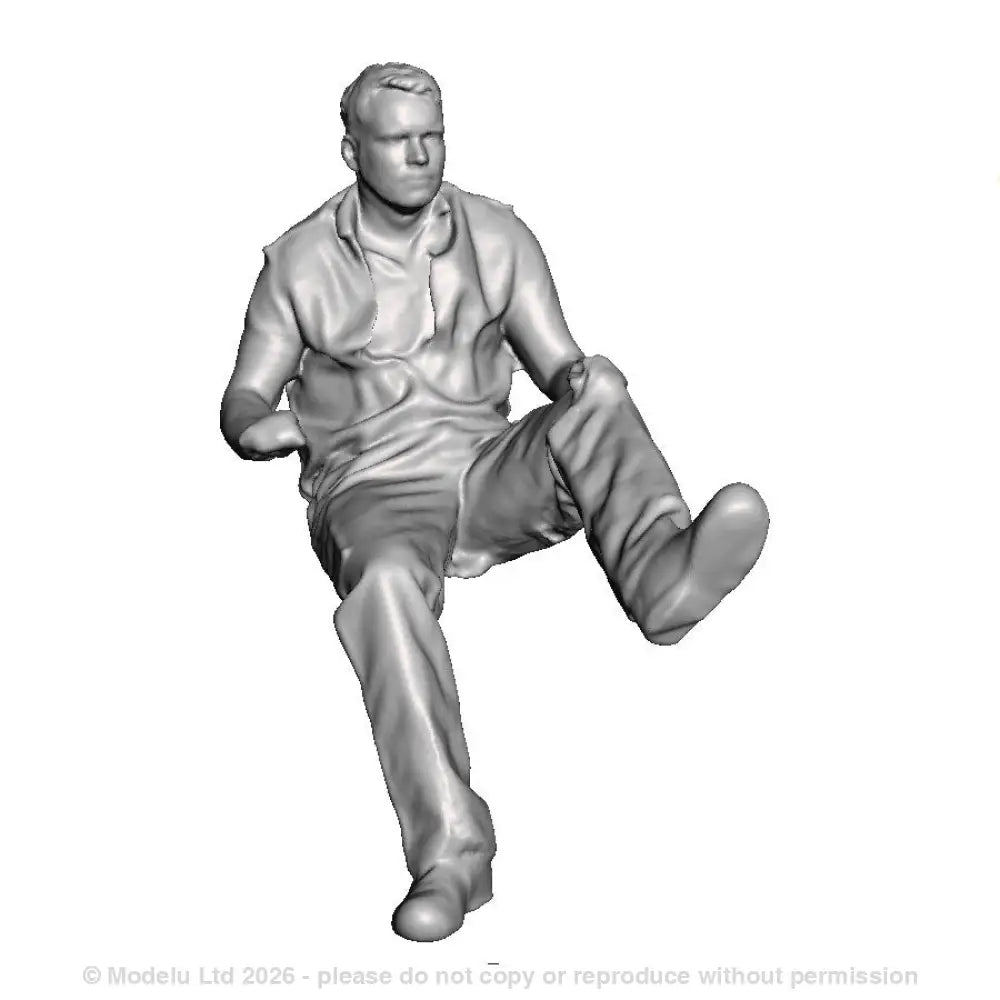 A loco driver seated operating a regulator