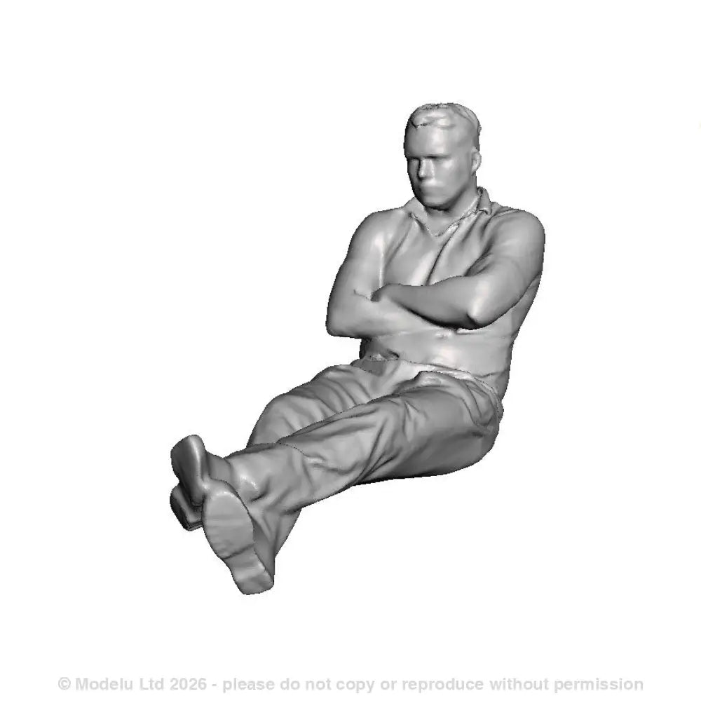 A second man relaxing