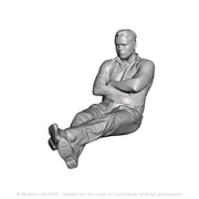 A second man relaxing