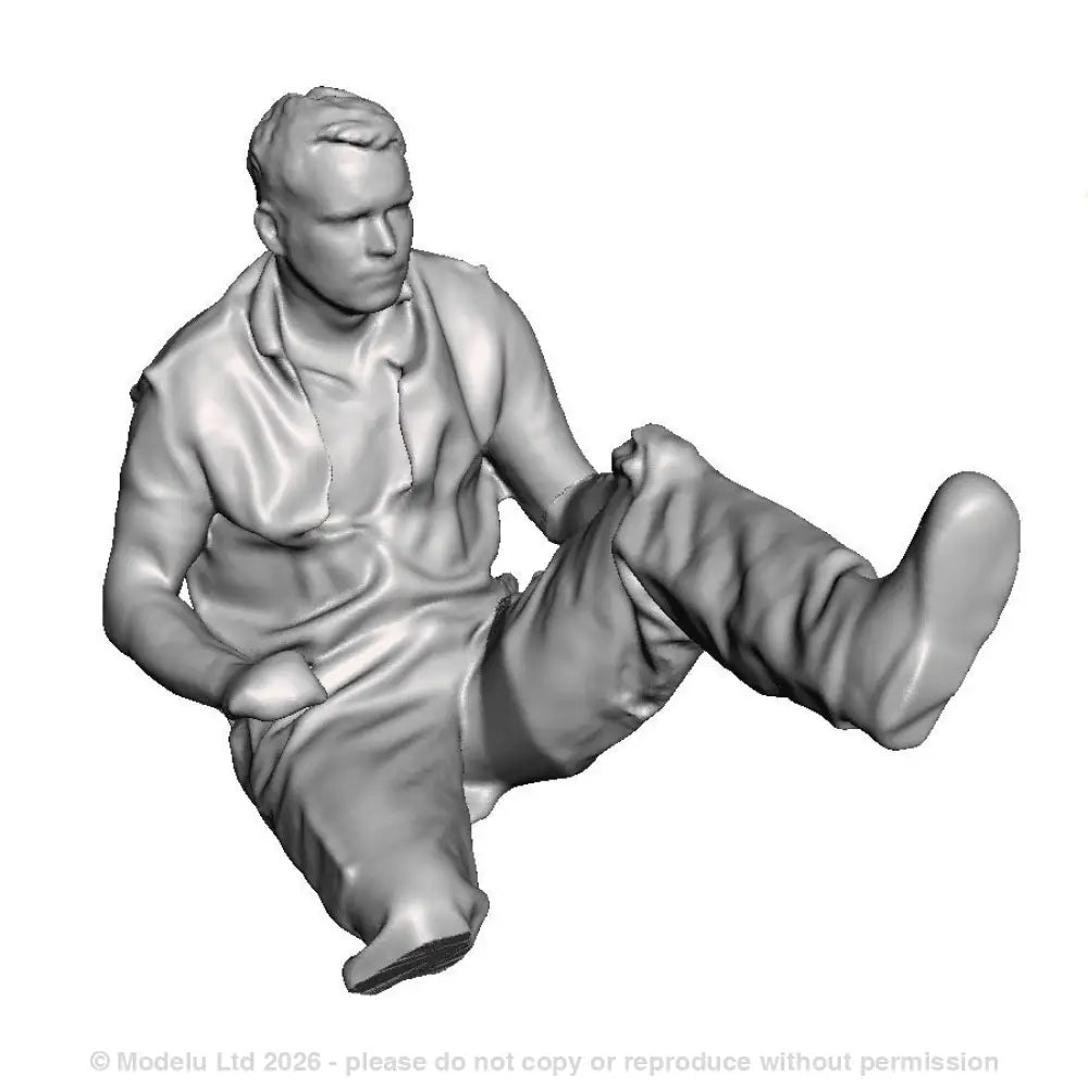 A loco driver seated operating a regulator