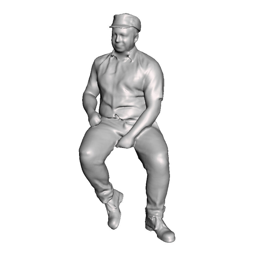 A second man seated
