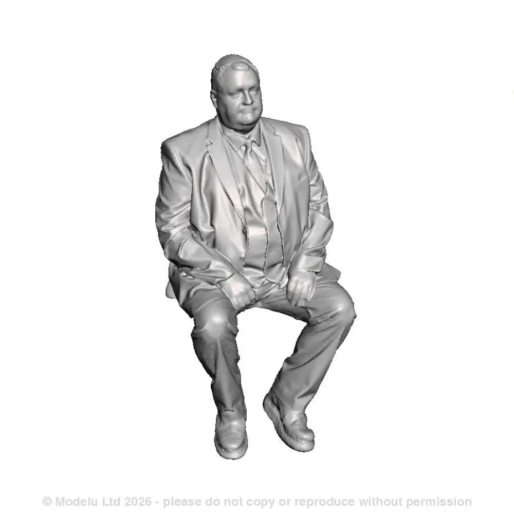 A loco driver seated