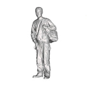 An engineer with rucksack