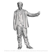 A loco driver operating a regulator