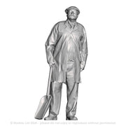 A fireman with firing shovel