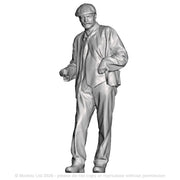 A loco crew man leaning