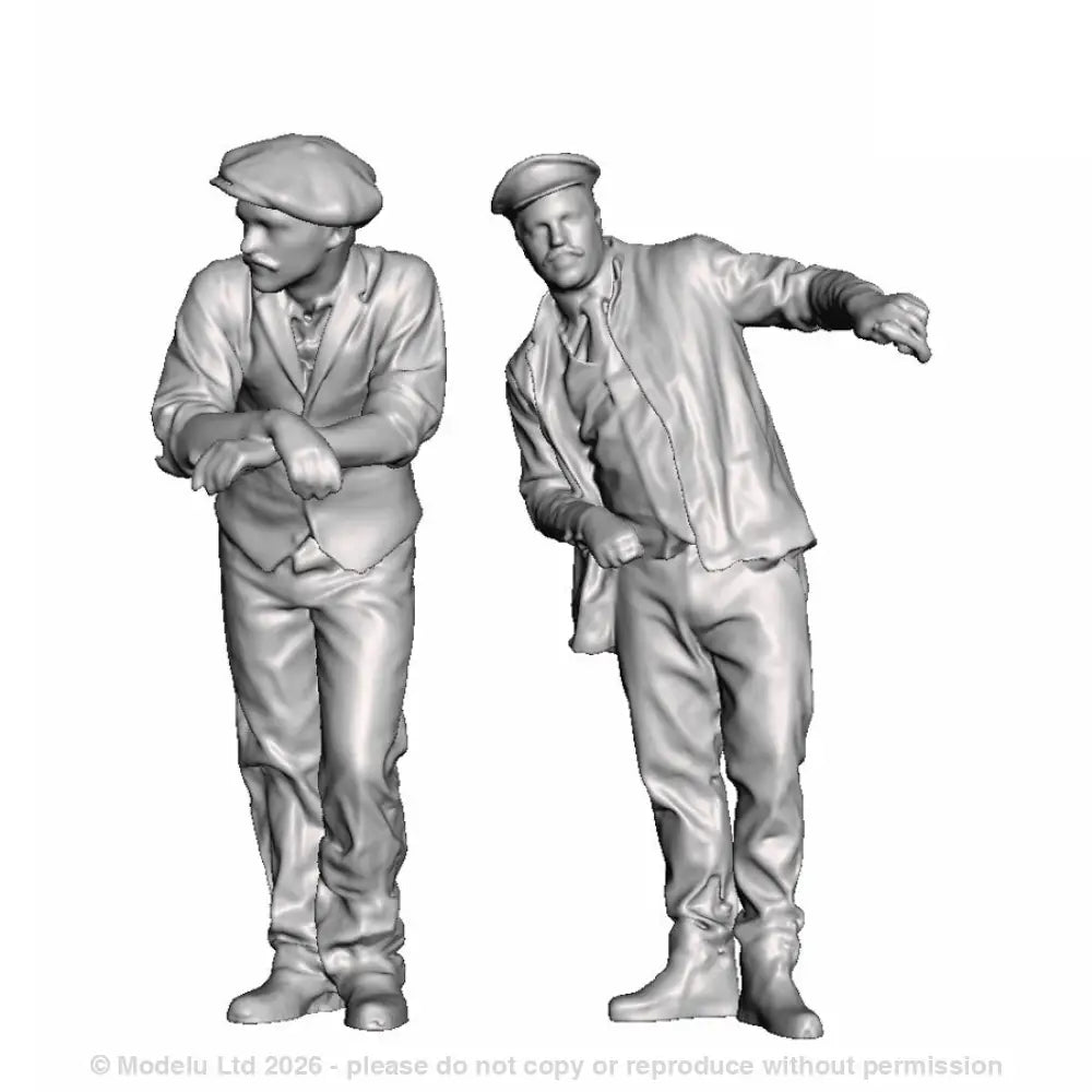 A driver and fireman for Right Hand Drive locos