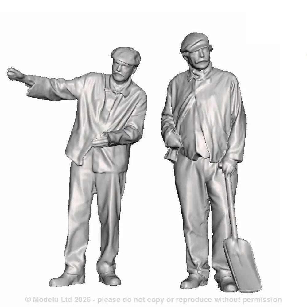 A driver and fireman for Left Hand Drive locos