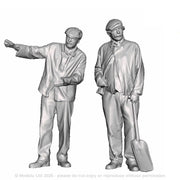 A driver and fireman for Left Hand Drive locos