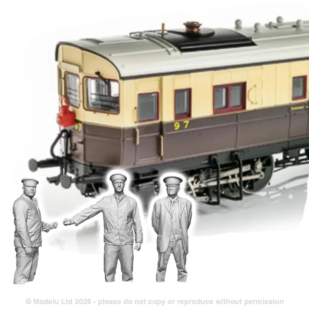 12203 GWR Railmotor Crew Pack 3x Figure Pack