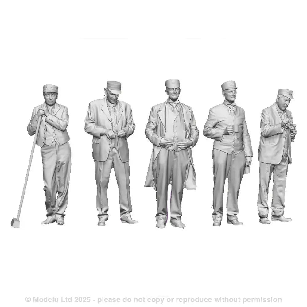 A pack of 5 LBSCR Station Staff