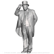 A railway director wearing top hat