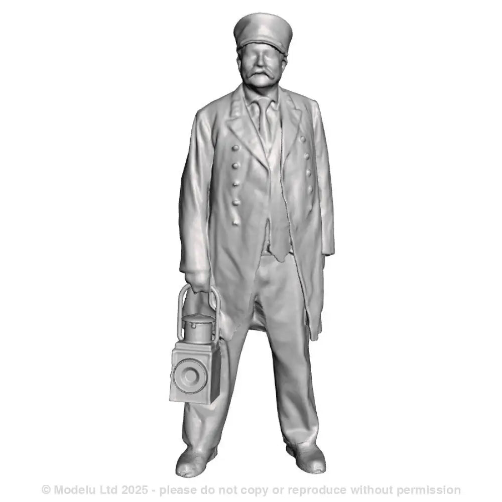 A guard with a GWR tail lamp