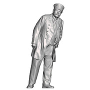 A guard leaning
