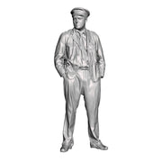 A bus driver in summer jacket