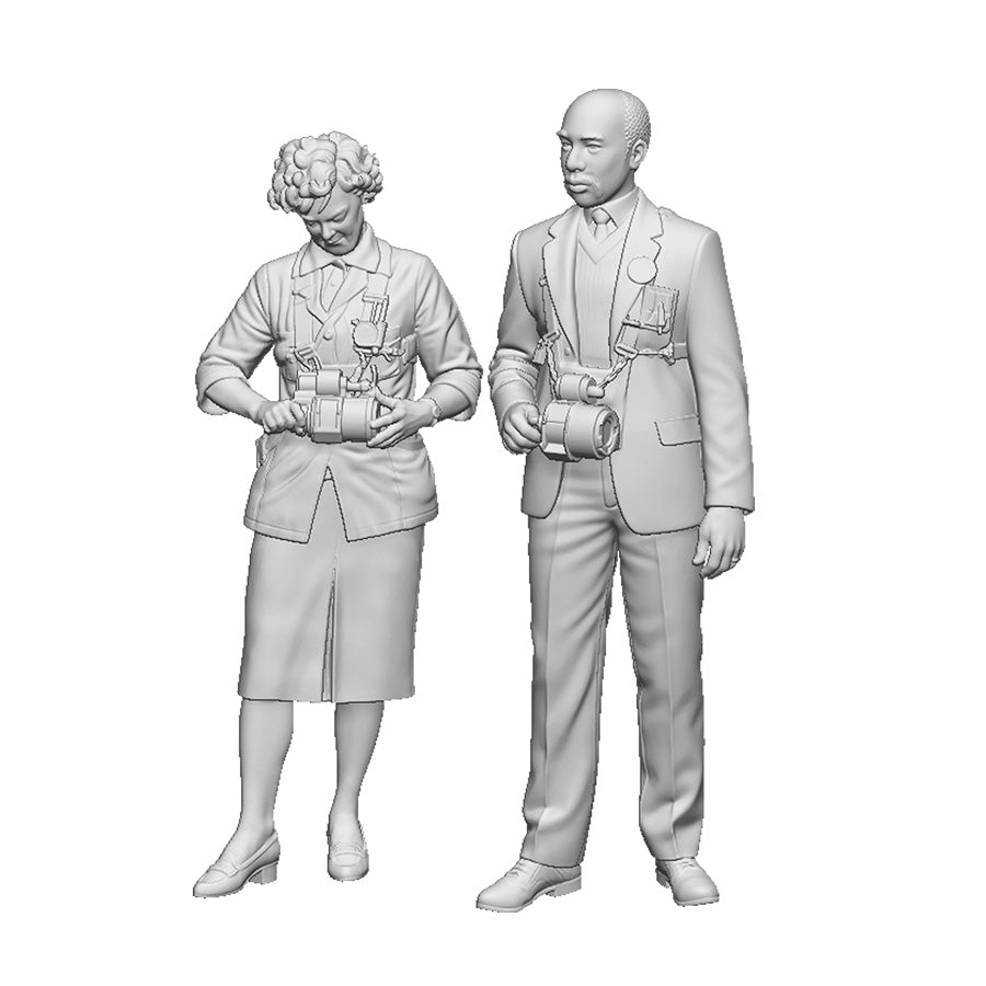 13201 Bus Conductors with Gibson Ticket Machines