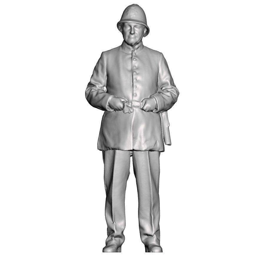 A policeman at ease