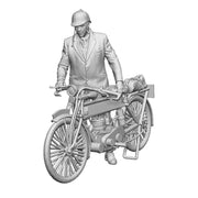 13500 Man Next to Motorbike