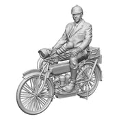 13502 Man on Motorbike