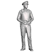 A policeman at ease