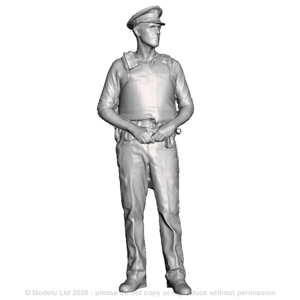 A policeman at ease