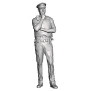 A policeman at ease