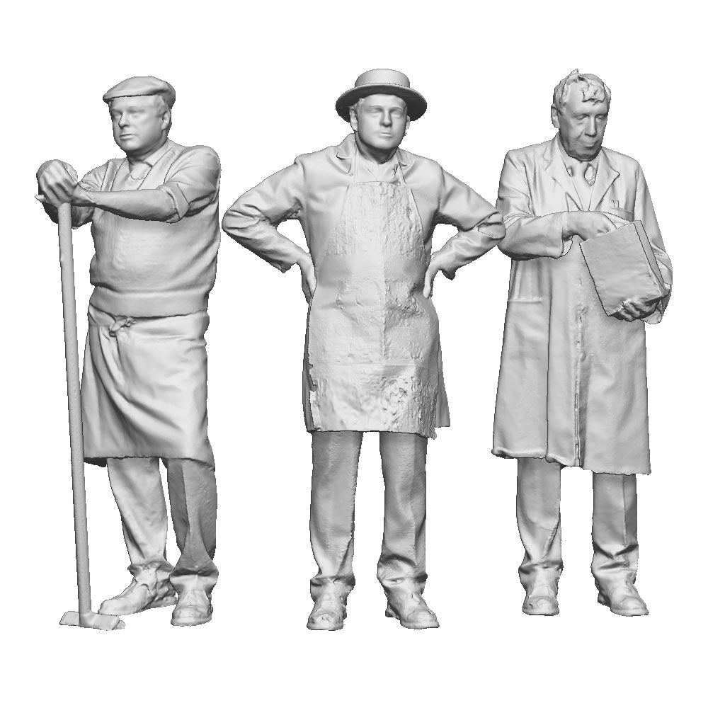 A collection of 3 shop keepers