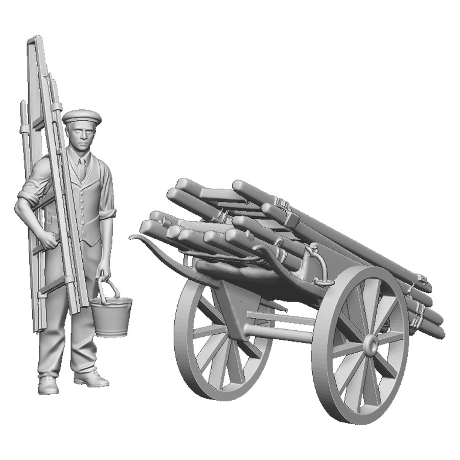 1369 Window Cleaner and Hand Cart